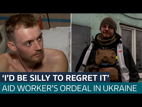 ‘A massive explosion’: British aid worker recalls losing arm and leg in Ukraine | ITV News