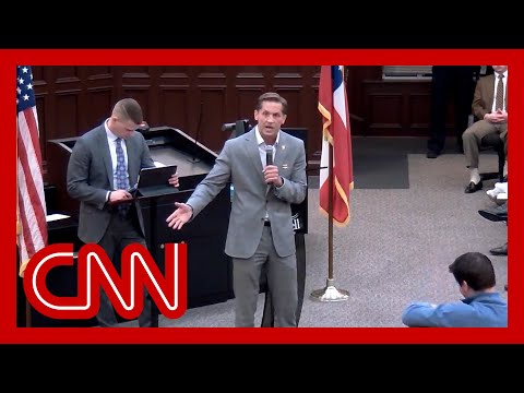 Angry voters confront GOP representative over Trump’s push to expand his power