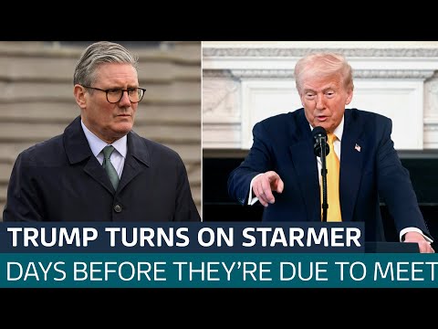 Starmer ‘hasn’t done anything’ to stop Ukraine War, Trump says | ITV News