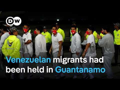 200 Venezuelan migrants who came to US arrive back home | DW News