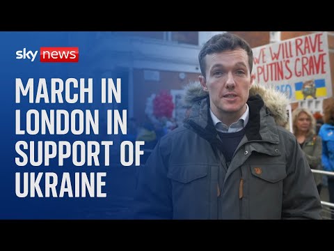 ‘Anger and despair’: London march marks 3 years since Russia’s invasion