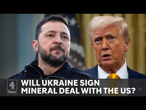 Trump says deal with Ukraine over rare earth minerals ‘pretty close’