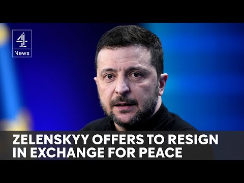 Zelenskyy offers to resign in exchange for Ukraine NATO membership
