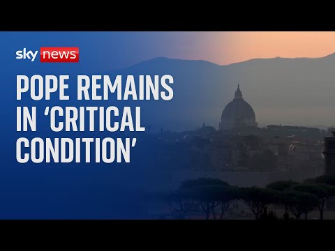 Pope remains in ‘critical condition’