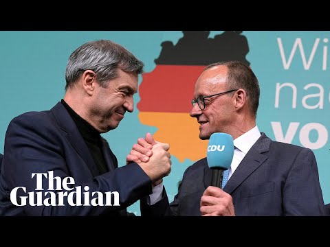 German election: Conservative bloc celebrates win with far-right AfD in second
