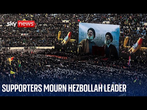 Lebanon: Supporters mourn Hezbollah leader – with group left in crisis