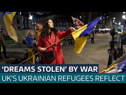 ‘Shattered dreams’: Ukrainian refugees in the UK on coping with three years of war | ITV News