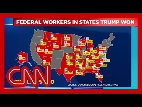 Map shows how Trump’s own supporters could be hurt by his job cuts