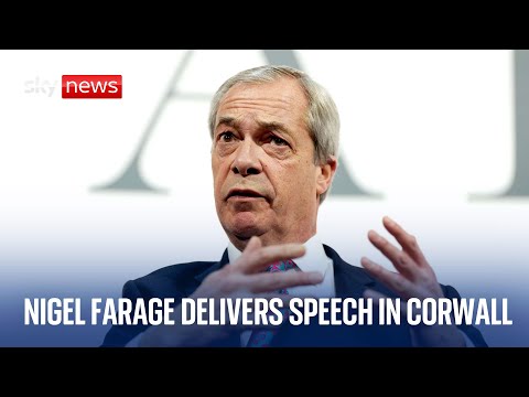 Nigel Farage delivers speech at Reform Cornwall Conference
