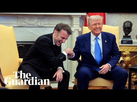 Trump and Macron display differences on Ukraine despite friendly veneer