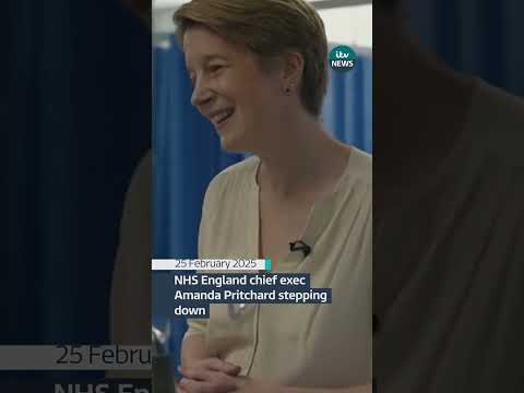 NHS England chief exec Amanda Pritchard stepping down  #itvnews #nhs