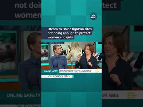 Ofcom to ‘shine light’ on sites not doing enough to protect women and girls #itvnews #onlinesafety
