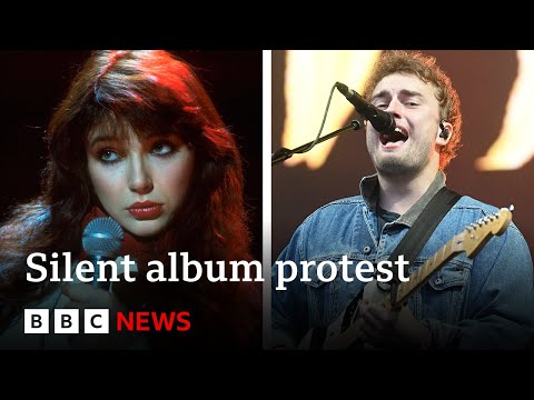 Top music artists release silent album in protest against AI copyright changes | BBC News