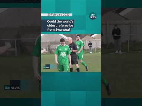 Could the world’s oldest referee be from Swansea? #itvnews #referee