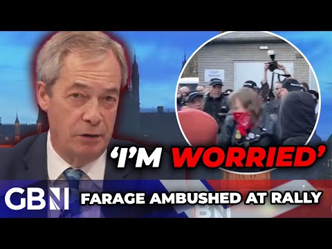 ‘I’m WORRIED’: Nigel Farage Admits Fears For Britain after Reform Rally SWAMPED by Antifa MOB