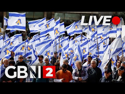 LIVE NOW: Israelis line funeral procession route for Bibas family
