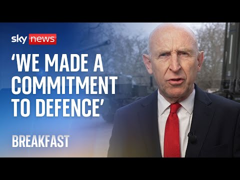 Defence secretary denies Trump is sole cause of defence budget boost