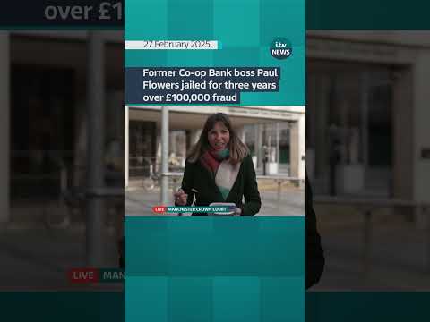 Former Co-op Bank boss Paul Flowers jailed for three years over £100,000 fraud #itvnews