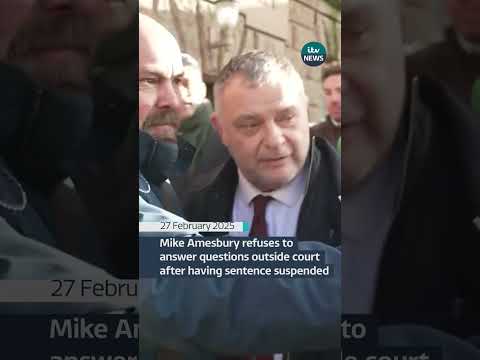 MP Mike Amesbury refuses to answer questions after release on appeal | ITV News