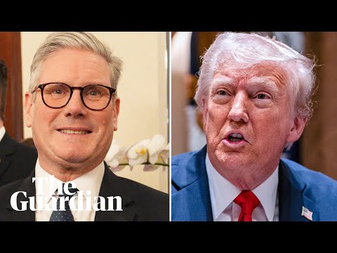 Keir Starmer arrives to meet Donald Trump in Washington – watch live