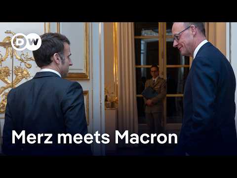 Friedrich Merz and Emmanuel Macron discuss Franco-German relations | DW News