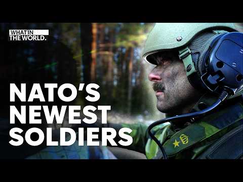 Sweden’s tanks join NATO forces on the Russian border