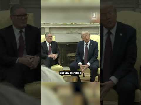 Trump says Starmer’s wife is a ‘beautiful, great woman’