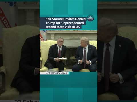 UK PM Keir Starmer invites Donald Trump for second state visit to UK | ITV News