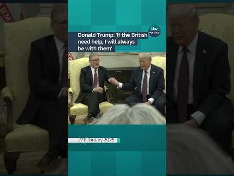 Donald Trump: ‘If the British need help, I will always be with them’ #itvnews #politics #trump