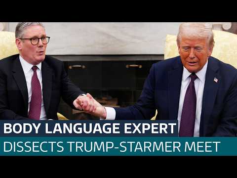 The ‘schoolboy’ vs the ‘silverback’: Body language expert dissects Starmer-Trump meeting | ITV News