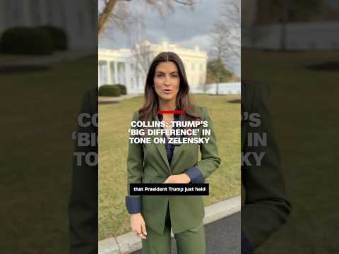 Collins: Trump’s ‘big difference’ in tone on Zelensky