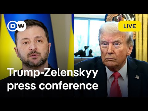 US President Trump and Ukraine’s President Zelenskyy hold press conference | DW News