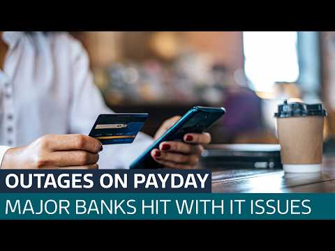 Several banks experience app and online banking outages on payday | ITV News