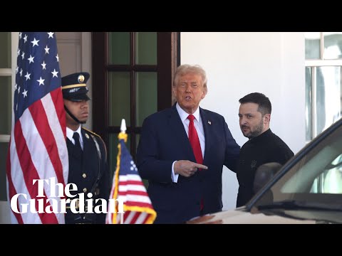 ‘You’re all dressed up today’: Trump greets Zelenskyy at the White House