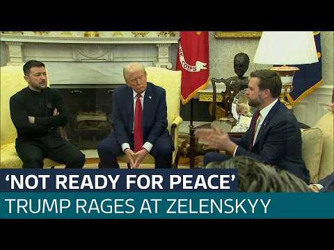 Zelenskyy’s White House visit cut short after extraordinary row with Trump | ITV News