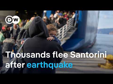 Greek islanders, tourists fearful of natural catastrophe | DW News