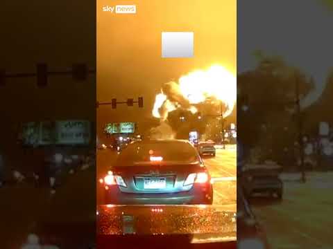 CCTV captures moment of Philadelphia crash