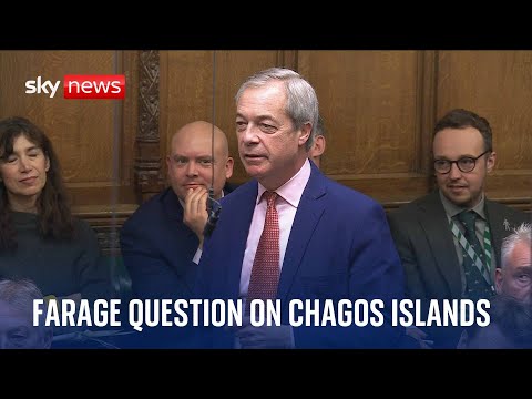 Nigel Farage asks urgent question about the Chagos Islands