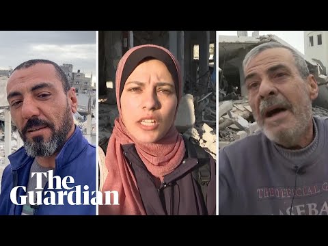 ‘This is our land’: Palestinians reject Trump’s plan for US to ‘take over’ Gaza