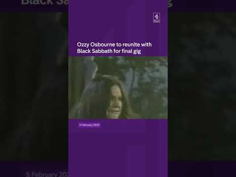 Ozzy Osbourne to reunite with Black Sabbath for final gig