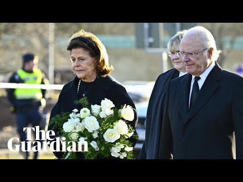 ‘Extremely shocked’: Swedish king pays tribute to victims of Örebro shooting