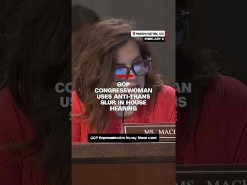 GOP Congresswoman uses anti-trans slur in House hearing