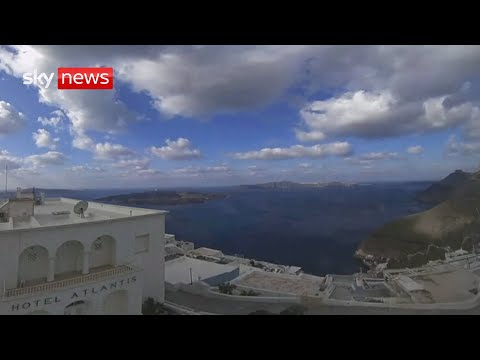Santorini live after days of tremors and earthquakes