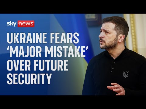Zelenskyy warns peacekeeping deal without US troops may not be strong enough