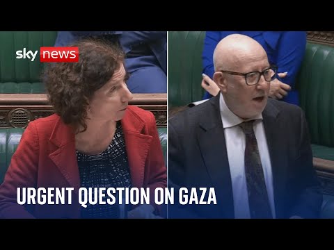 Urgent question on Gaza