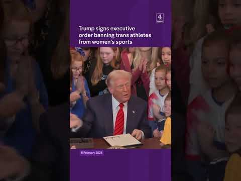 Trump bans trans athletes from women’s sports