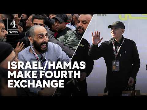 Israel frees 183 Palestinians as three more hostages leave Gaza