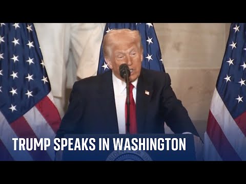 Trump speaking at National Prayer Breakfast