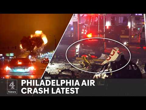 Philadelphia plane crash – medevac jet hits residential area