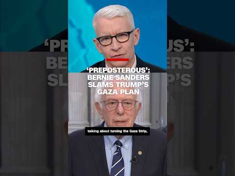 ‘Preposterous’: Bernie Sanders slams Trump’s Gaza plan